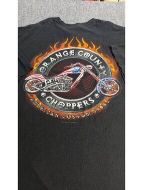 Orange County Choppers Vintage  2003 T-Shirt Black 3XL Alstyle Apparel Cotton US